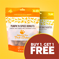 Buy 1, Get 1 Free Bark N' Bakery Bagged Treats - Shop Now