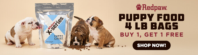 Redpaw Puppy Food 4 lb bags Buy 1, Get 1 Free - Shop Now!