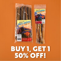 Buy 1, Get 1 50% Off Made In South America Bully Stick Bags - Shop Now