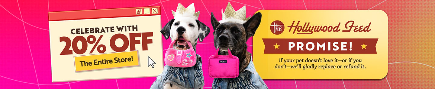 Hollywood Feeed Promise! Celebrate with 20% Off Entire Store!