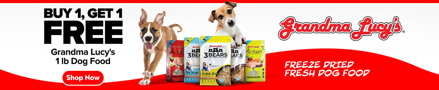 Buy 1, Get 1 Free Grandma Lucy's 1 lb Dog Food - Shop Now