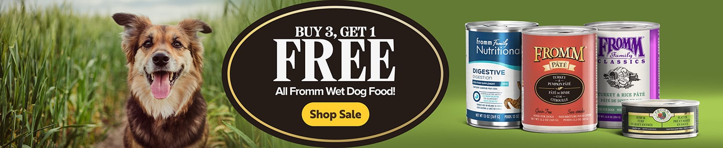 Buy 3, Get 1 Free All Fromm Wet Dog Food! - Shop Sale