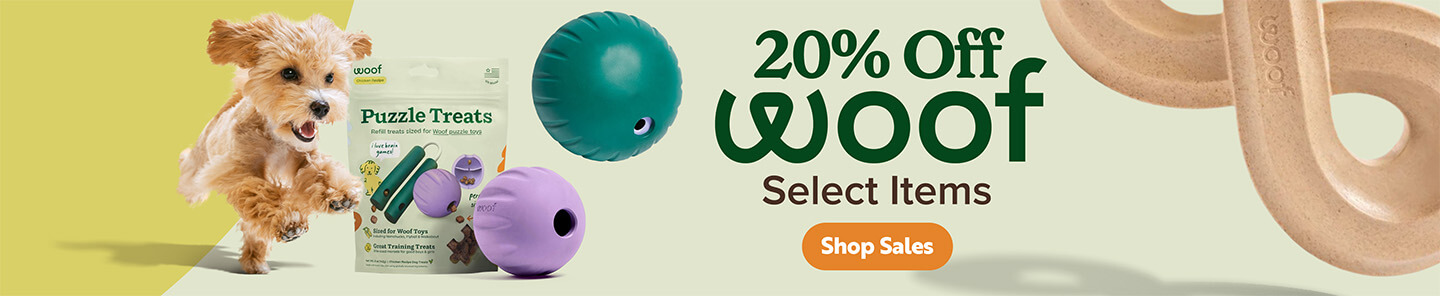 20% Off Woof Select Items - Shop Sales!