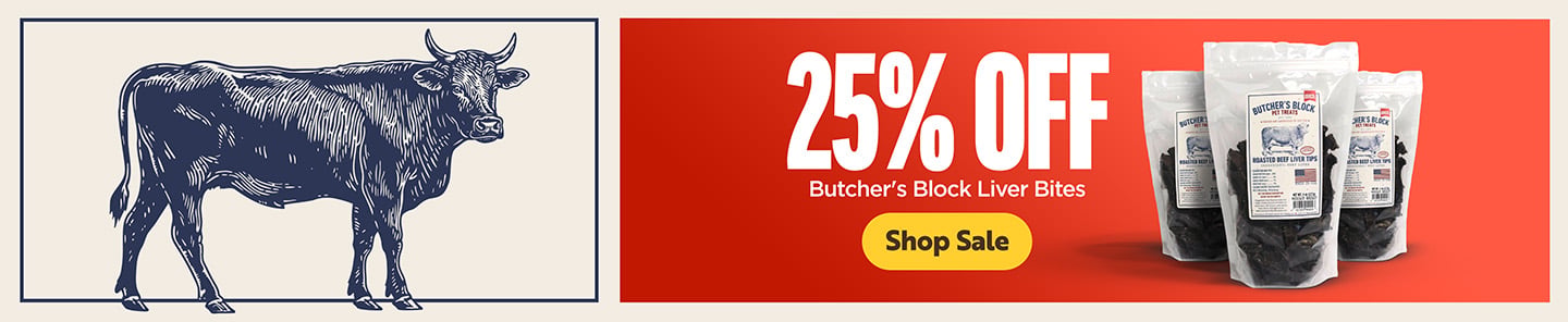 25% Off Butcher's Block Liver Bites 8 oz - Shop Sale