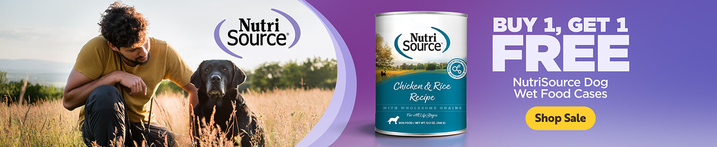 Buy 1, Get 1 Free NutriSource Dog Wet Food Cases - Shop Sale
